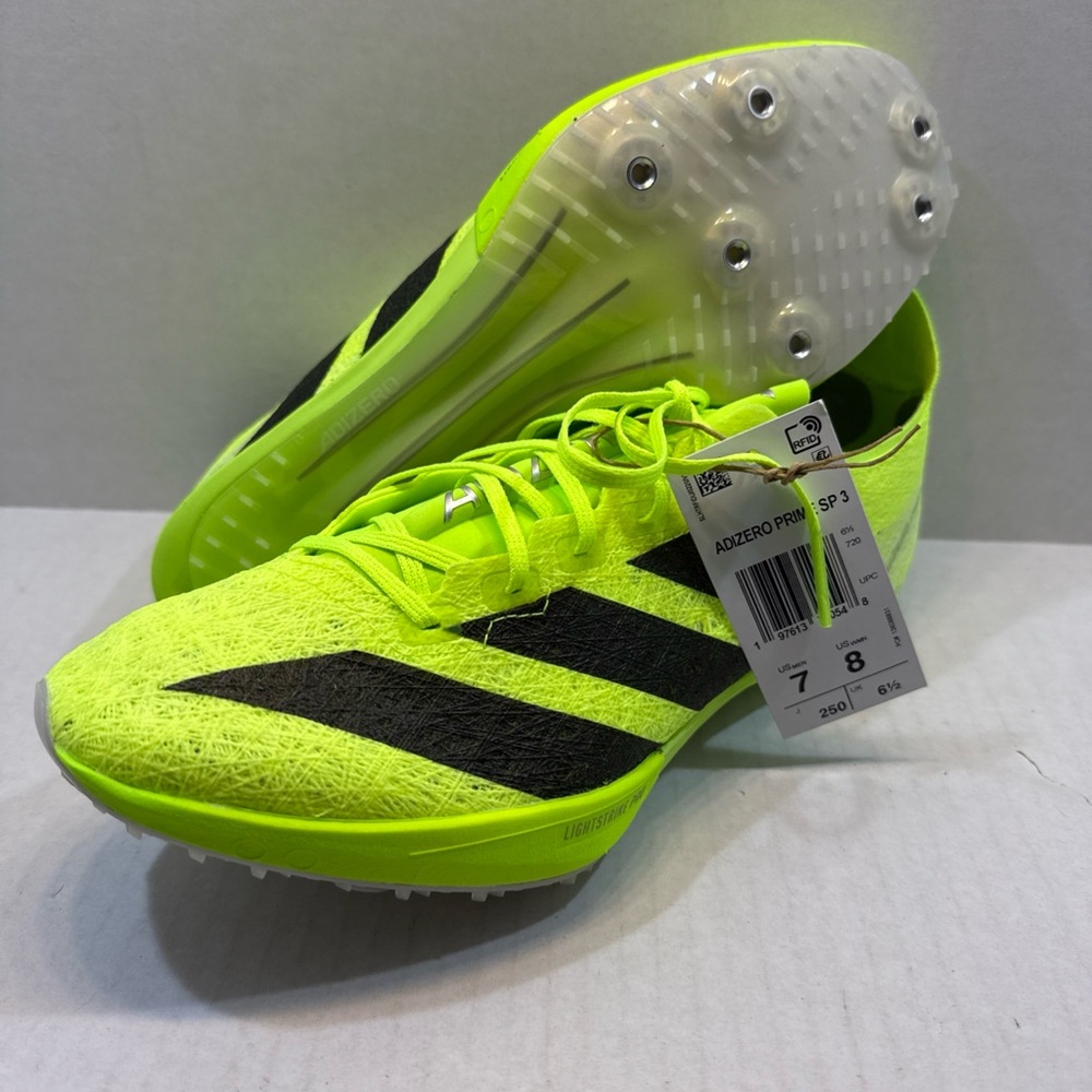 Adidas Adizero Prime SP 3 Strung Lucid Lemon IH5800 Men’s Size 7